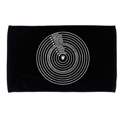 Solar System Microfiber Hand Towel