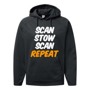 Scan Stow Scan Repeat Performance Fleece Hoodie