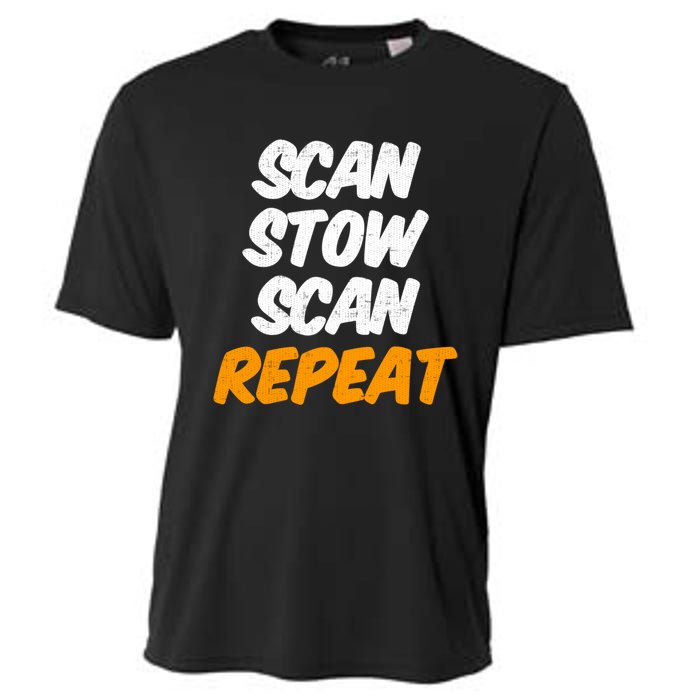 Scan Stow Scan Repeat Cooling Performance Crew T-Shirt