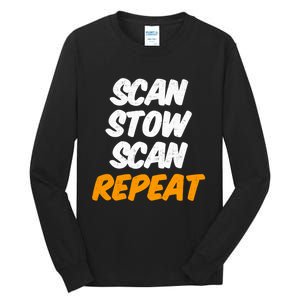 Scan Stow Scan Repeat Tall Long Sleeve T-Shirt