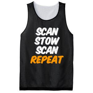 Scan Stow Scan Repeat Mesh Reversible Basketball Jersey Tank