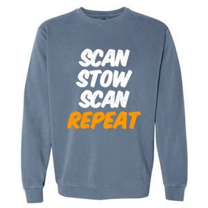 Scan Stow Scan Repeat Garment-Dyed Sweatshirt