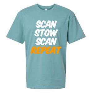 Scan Stow Scan Repeat Sueded Cloud Jersey T-Shirt