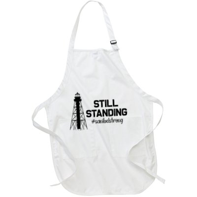 Still Standing Sanibel Strong Florida Hurricane Relief Full-Length Apron With Pockets