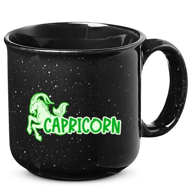 Stylish Saying Superstitions Capricorn Astrology Zodiac Gift 15oz Campfire Ceramic Mug