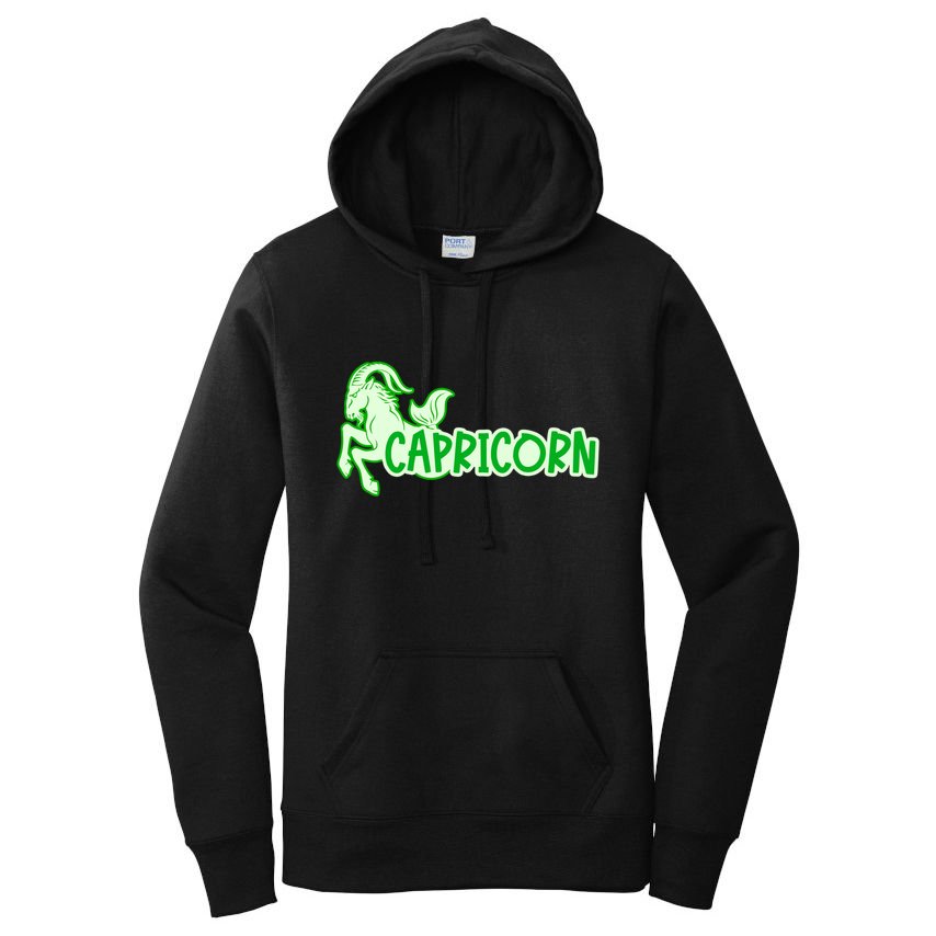 Stylish Saying Superstitions Capricorn Astrology Zodiac Gift Women's Pullover Hoodie