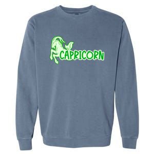 Stylish Saying Superstitions Capricorn Astrology Zodiac Gift Garment-Dyed Sweatshirt