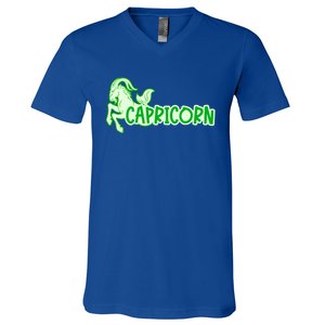 Stylish Saying Superstitions Capricorn Astrology Zodiac Gift V-Neck T-Shirt