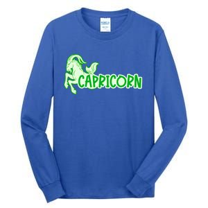 Stylish Saying Superstitions Capricorn Astrology Zodiac Gift Tall Long Sleeve T-Shirt