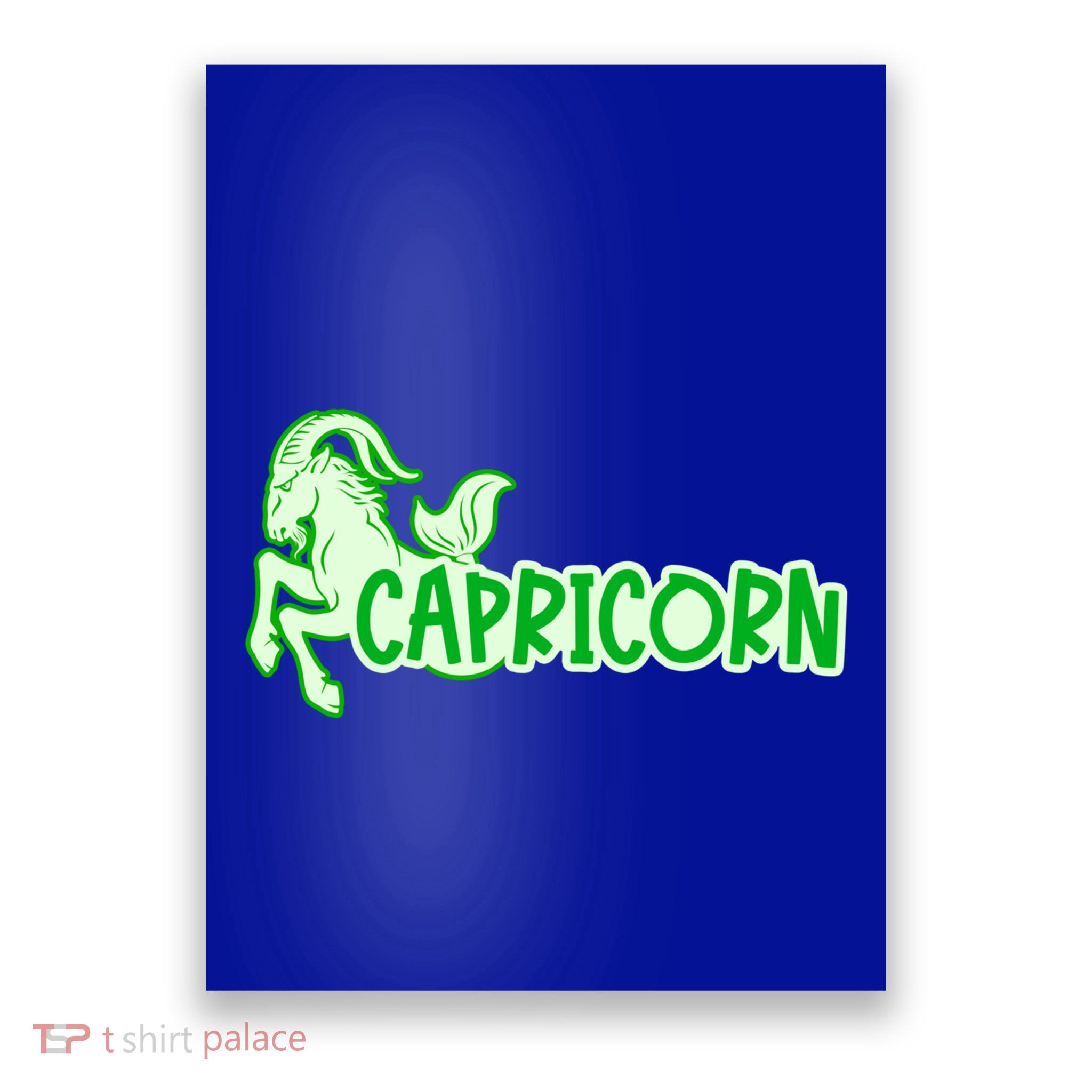 Stylish Saying Superstitions Capricorn Astrology Zodiac Gift Poster