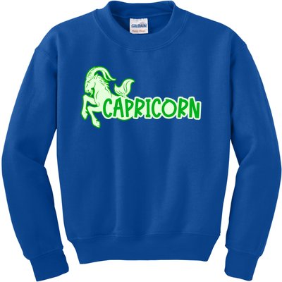 Stylish Saying Superstitions Capricorn Astrology Zodiac Gift Kids Sweatshirt