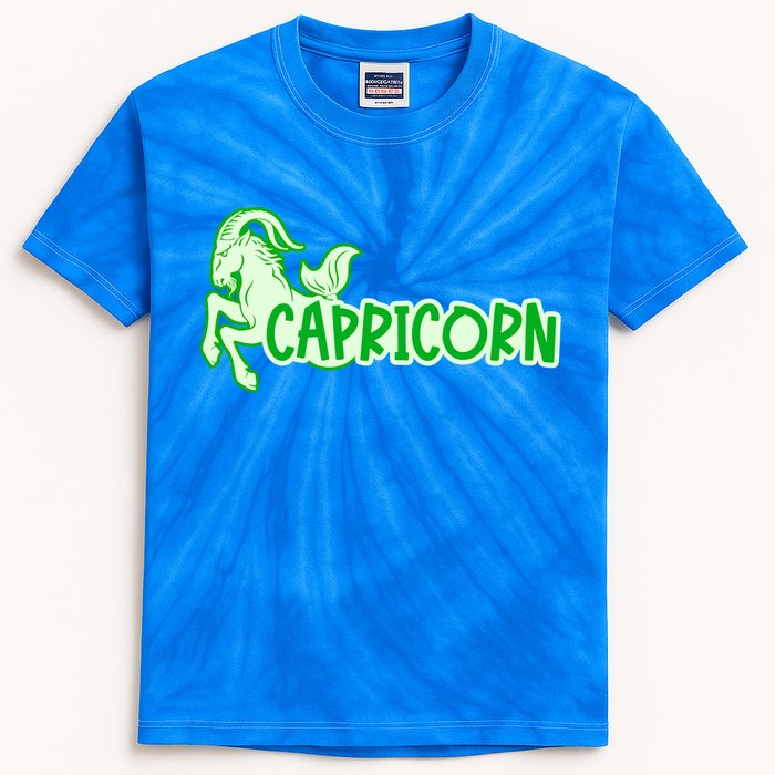 Stylish Saying Superstitions Capricorn Astrology Zodiac Gift Kids Tie-Dye T-Shirt