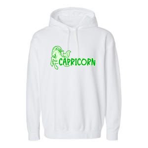 Stylish Saying Superstitions Capricorn Astrology Zodiac Gift Garment-Dyed Fleece Hoodie