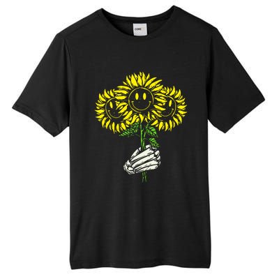 Smile Sunflower Tall Fusion ChromaSoft Performance T-Shirt