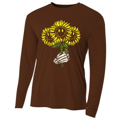 Smile Sunflower Cooling Performance Long Sleeve Crew