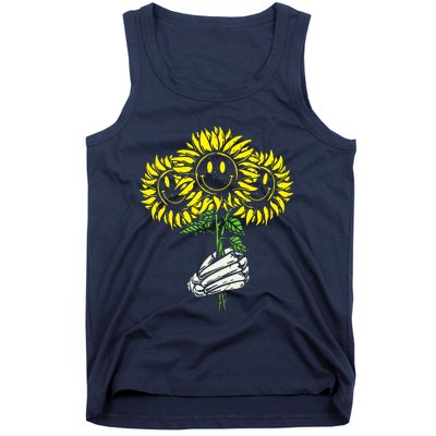 Smile Sunflower Tank Top