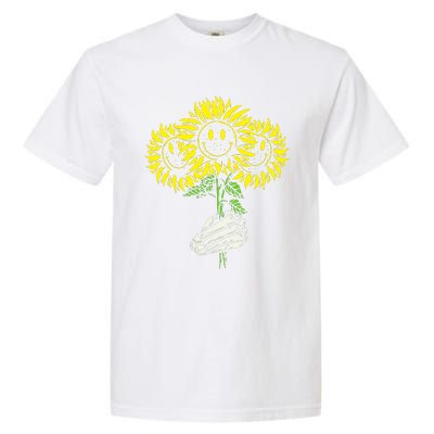 Smile Sunflower Garment-Dyed Heavyweight T-Shirt