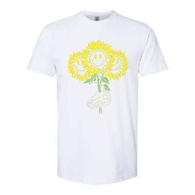 Smile Sunflower Softstyle CVC T-Shirt