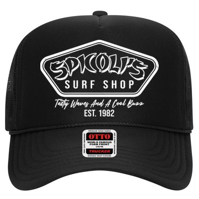 Spicolis Surf Shop Tasty Waves And A Cool Buzz Est 1982 Trucker Hat
