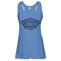 Spicolis Surf Shop Tasty Waves And A Cool Buzz Est 1982 Ladies Essential Flowy Tank