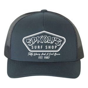 Spicolis Surf Shop Tasty Waves And A Cool Buzz Est 1982 Yupoong Adult 5-Panel Trucker Hat