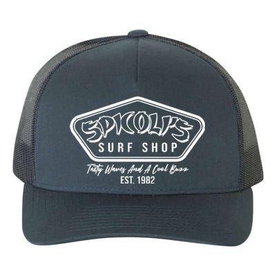 Spicolis Surf Shop Tasty Waves And A Cool Buzz Est 1982 Yupoong Adult 5-Panel Trucker Hat