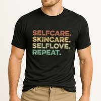 Selfcare Skincare Selflove Repeat Esthetician Cooling Performance Crew T-Shirt
