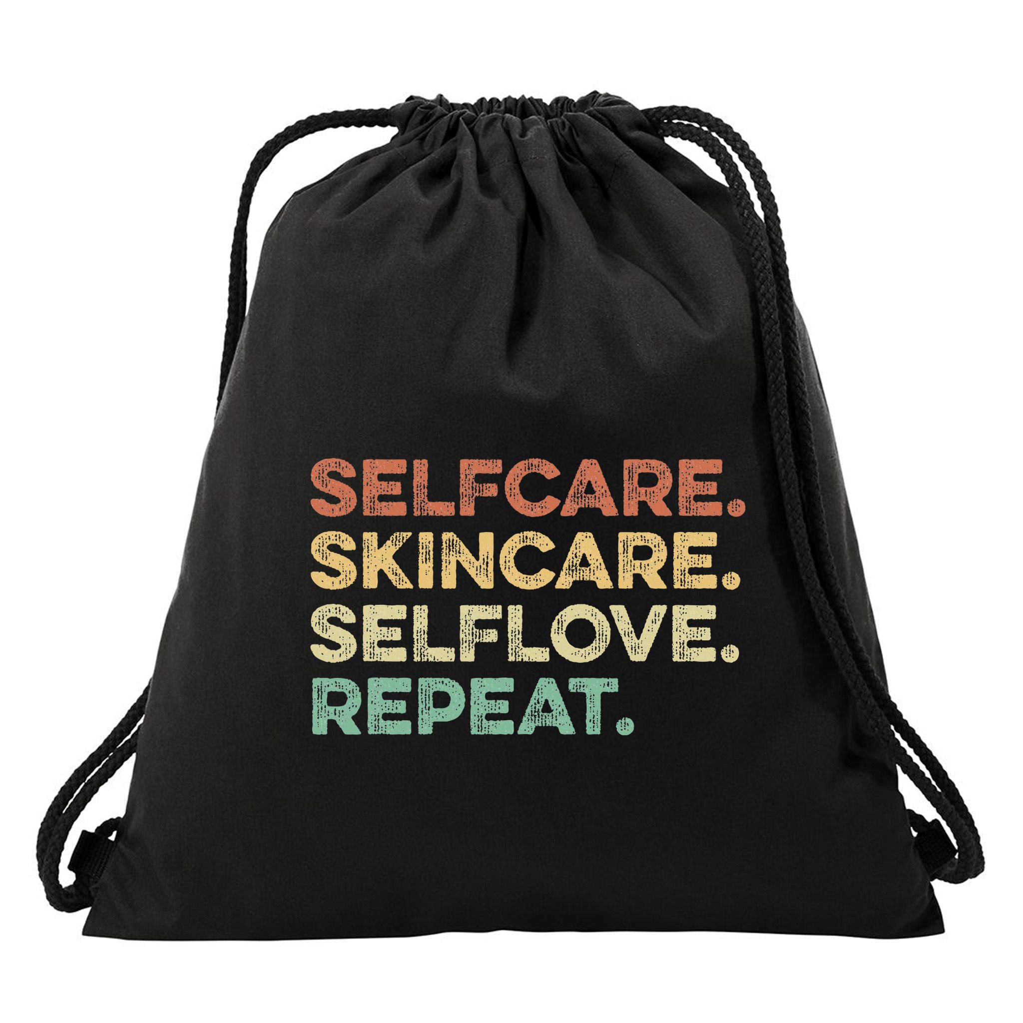 Selfcare Skincare Selflove Repeat Esthetician Drawstring Bag