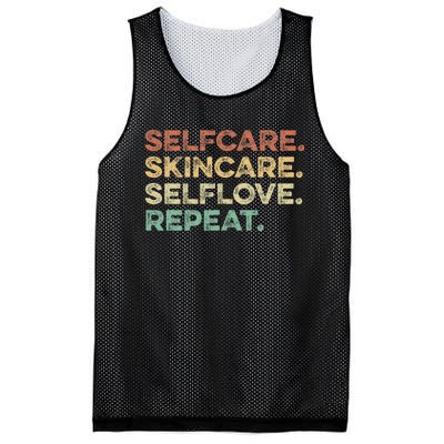 Selfcare Skincare Selflove Repeat Esthetician Mesh Reversible Basketball Jersey Tank