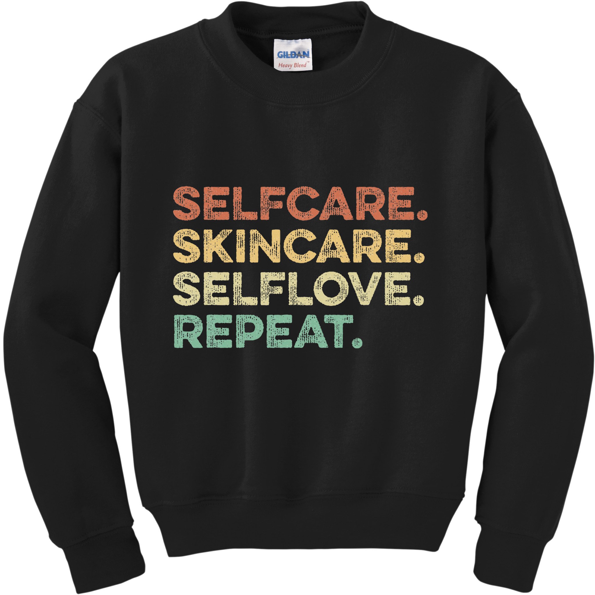 Selfcare Skincare Selflove Repeat Esthetician Kids Sweatshirt