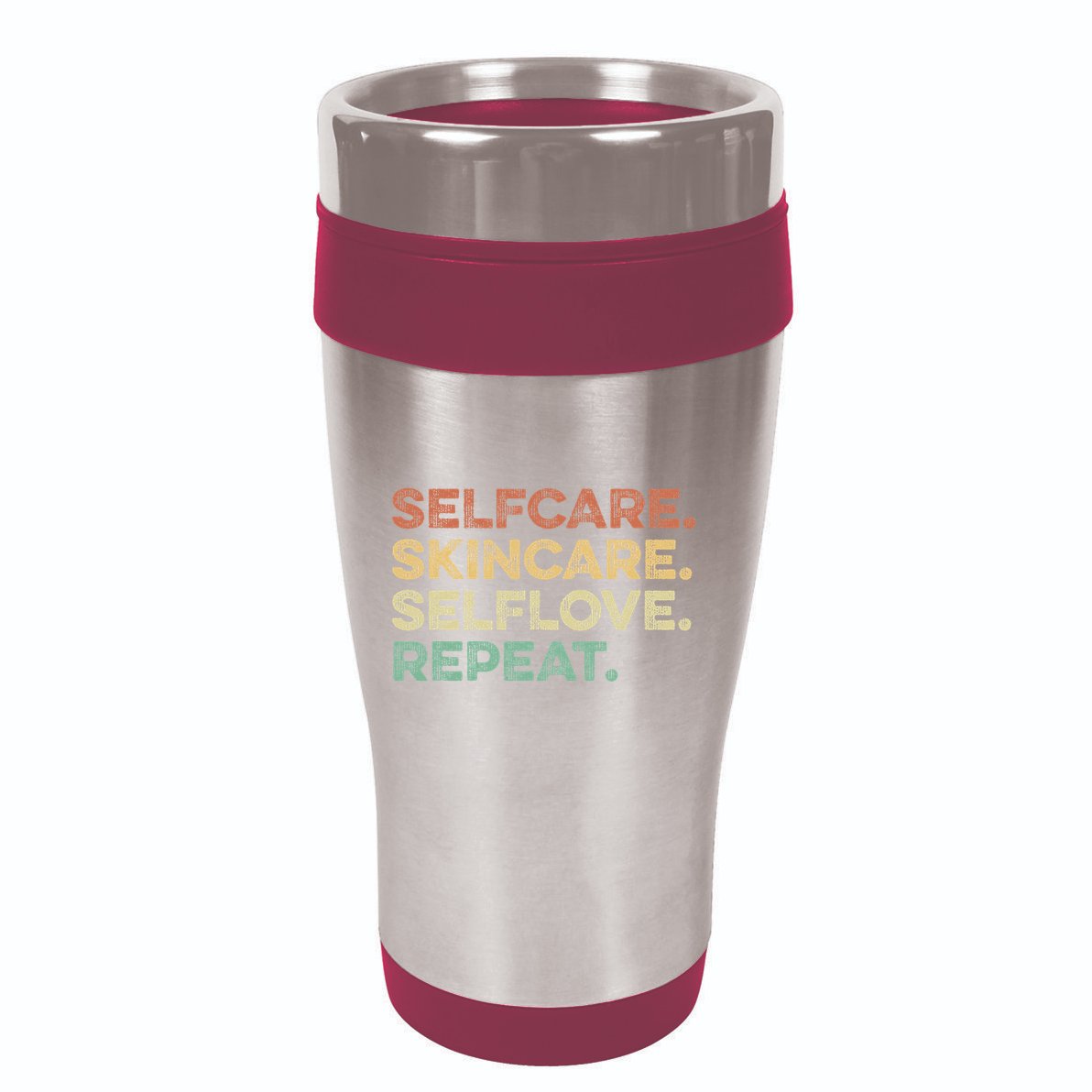 Selfcare Skincare Selflove Repeat Esthetician 16oz Travel Tumbler