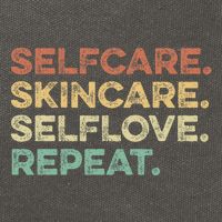 Selfcare Skincare Selflove Repeat Esthetician Cotton Canvas Backpack