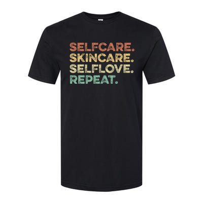 Selfcare Skincare Selflove Repeat Esthetician Softstyle® CVC T-Shirt