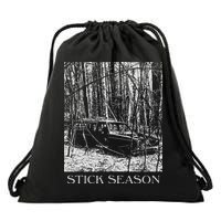 Stick Season Summer Camp Drawstring Bag