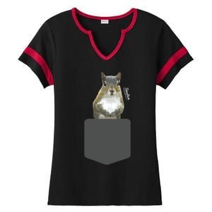 Squirrel Squirrel Ladies Halftime Notch Neck Tee