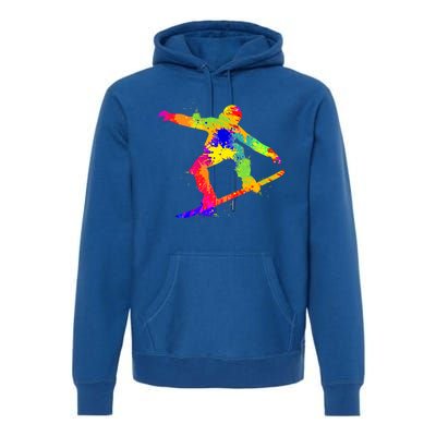 Snowboard Snowboarder Snowboarding Cool Gift Premium Hoodie