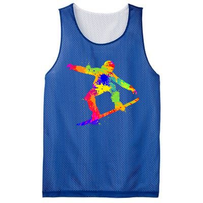 Snowboard Snowboarder Snowboarding Cool Gift Mesh Reversible Basketball Jersey Tank