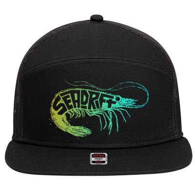 Seadrifter Shrimp 7 Panel Mesh Trucker Snapback Hat