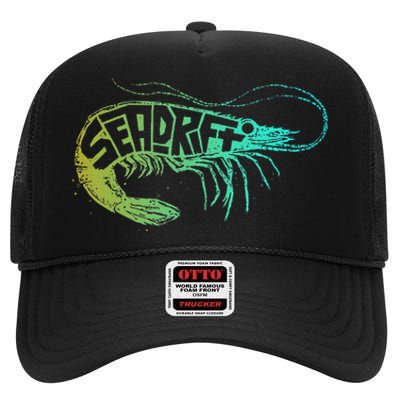 Seadrifter Shrimp High Crown Mesh Back Trucker Hat