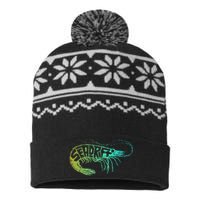 Seadrifter Shrimp USA-Made Snowflake Beanie