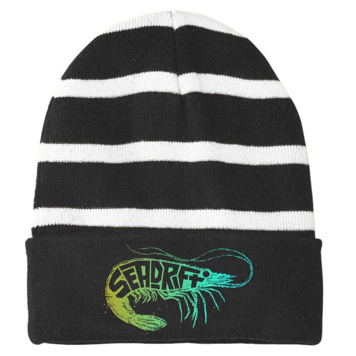 Seadrifter Shrimp Striped Beanie with Solid Band