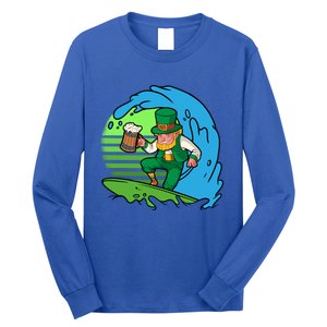 Summer Surfing St Patricks Gift Long Sleeve Shirt