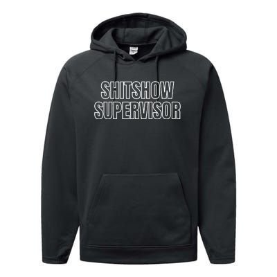 ShitShow Supervisor Performance Fleece Hoodie