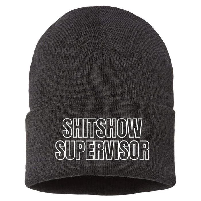 ShitShow Supervisor Sustainable Knit Beanie