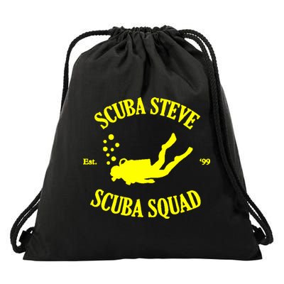 Scuba Steve Scuba Squad Drawstring Bag