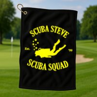Scuba Steve Scuba Squad Golf Towel
