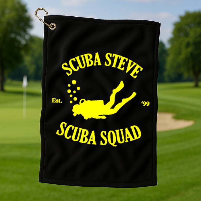 Scuba Steve Scuba Squad Golf Towel