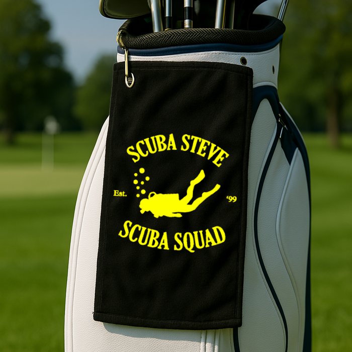 Scuba Steve Scuba Squad Golf Towel