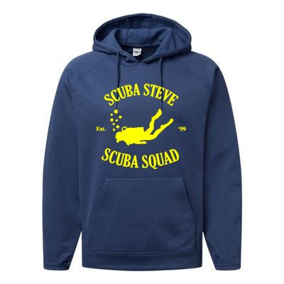 Scuba Steve Scuba Squad Performance Fleece Hoodie