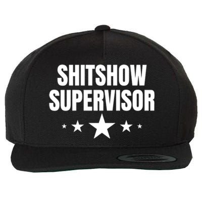 ShitShow Supervisor Wool Snapback Cap